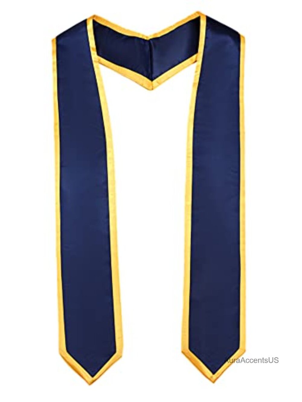 Satin Polyester Graduation Honor Stole 72" Long Unisex Adult Trim End